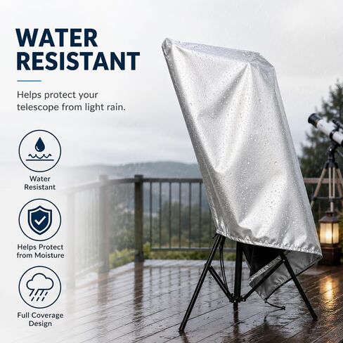 Outdoor Telescope Cover for Vixen VC200L 2000s-Present, Water-Resistant Oxford Fabric with Drawstring, Helps Shield from Dust, Light Rain & Sun Exposure in Kuwait