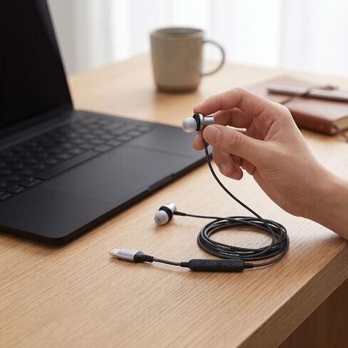 Wired Earbuds with Active Noise Cancelling, USB C Earphones in Kuwait