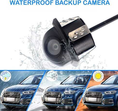 Universal Backup Camera License Plate Mount for Clarion, Dual, BOSS, Jensen, Stinger, PODOFO, SOUNDSTREAM, CARTREQUE, SANPTENT, EONON Car Radio with HD Night Vision Rear View 170° Angle Waterproof in Saudi Arabia