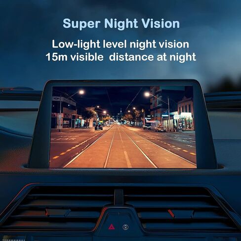 Universal Backup Camera License Plate Mount for Clarion, Dual, BOSS, Jensen, Stinger, PODOFO, SOUNDSTREAM, CARTREQUE, SANPTENT, EONON Car Radio with HD Night Vision Rear View 170° Angle Waterproof in Saudi Arabia
