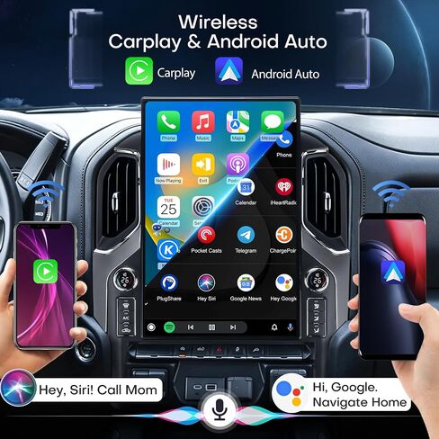 Radio for Chevrolet Silverado GMC Sierra 2019 2020 2021 2022 2023 17.2" in Kuwait