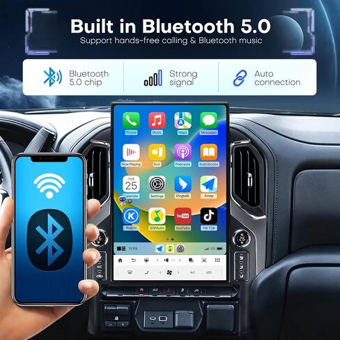 Radio for Chevrolet Silverado GMC Sierra 2019 2020 2021 2022 2023 17.2" in Kuwait