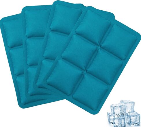 Small Ice Packs for Lunch Boxes, 6"x4", 4 Pcs in Kuwait