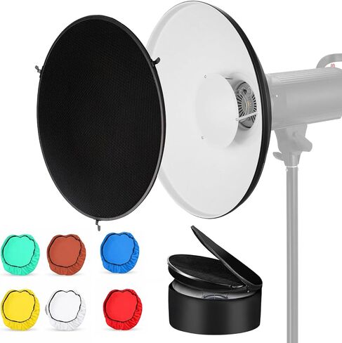Soonpho 16inch/42cm Bowens Mount White Beauty Dish in Saudi Arabia
