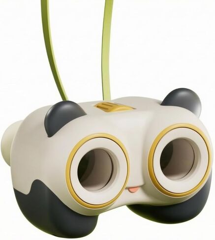 Simhoa Portable Cartoon Binoculars with Strap | Toy, Adjustable Binoculars, Educational, Optics, for Camping, Kids, in Kuwait