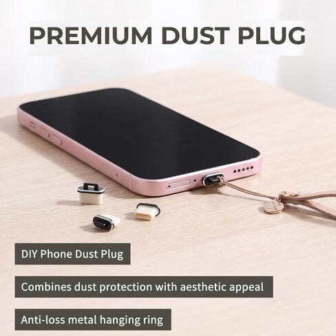 4 Pcs USB-C Dust Plugs with Easy-Grip Tab Anti-Dust USB-C Port Cover in Saudi Arabia