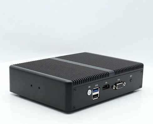 Cheap Mini PC 4GB RAM 64GB SSD, Intel Quad Core J1900, 4 Intel I211 LAN Micro Computer, VGA, HDMI, Firewall Router Compatible with OPNsense in Kuwait