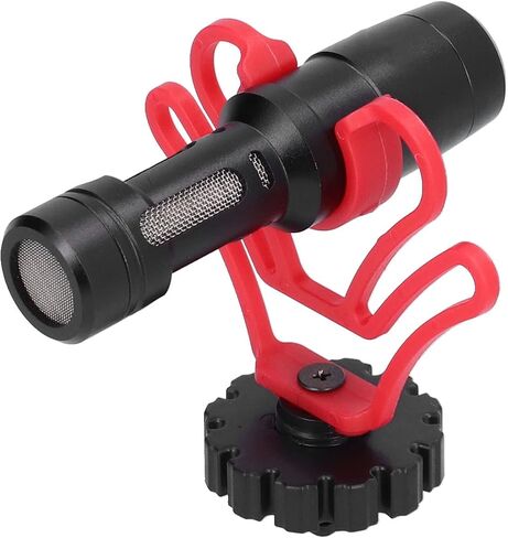 Mini Video Microphone with Condenser and Intelligent Noise Cancelling chip Stable Sound Quality for SLR Smartphone PC Users Portable Aluminum Alloy Microphone (CAM50 in Saudi Arabia