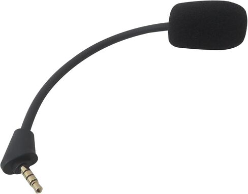 Game Mic Fit for HyperX Cloud Al-PHA Wireless Gaming Headset, 3.5mm Detachable Noise Cancelling Microphone with LED Mute Indicator for PC X-Box One P-S4 P-S5 in Saudi Arabia