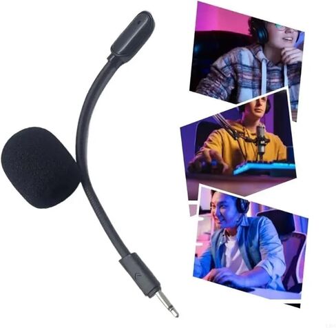 Gaming Headset Boom Microphone 6pcs Detachable Gaming Microphone for Headsets Noise Cancelling 2.5mm in Saudi Arabia