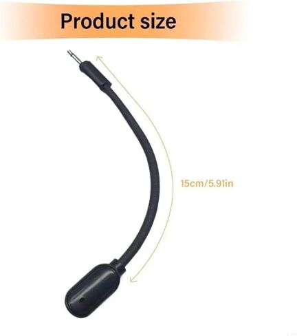Gaming Headset Boom Microphone 6pcs Detachable Gaming Microphone for Headsets Noise Cancelling 2.5mm in Saudi Arabia