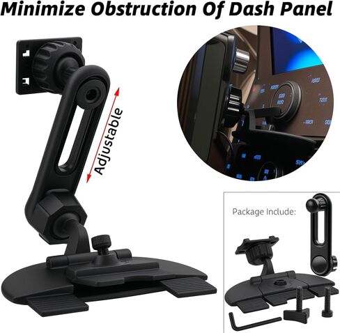 CD Slot Mount for Carplay Screen 17mm Ball for Garmin GPS/Phones in Saudi Arabia
