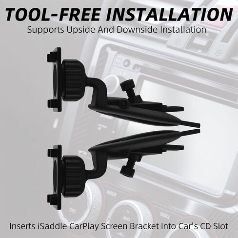 CD Slot Mount for Carplay Screen 17mm Ball for Garmin GPS/Phones in Saudi Arabia