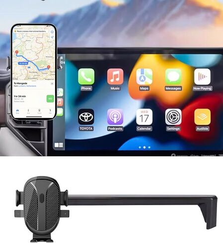 Car Phone Holder for Chevy/Chevrolet Trax 2024 2025 2026 Accessories(LS,1RS LT,2RS,ACTIV) Dash Mount Cell Phone Holder for Most Smartphones Custom Auto Interior Accessories One-Hand Operation in Saudi Arabia