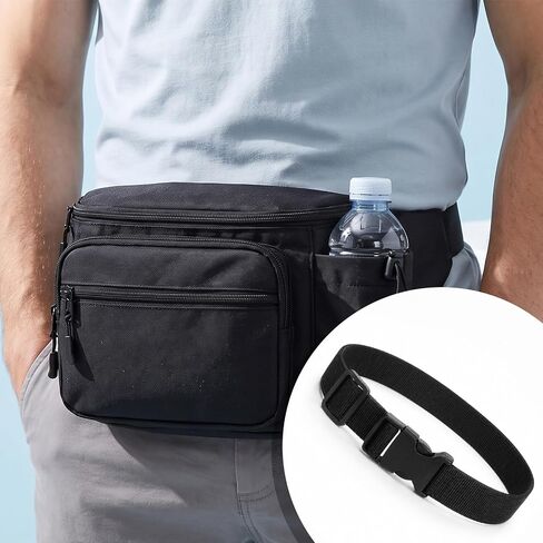 2Pcs Fanny Pack Extender Strap Backpack Strap Extenders Buckle Extender in Saudi Arabia