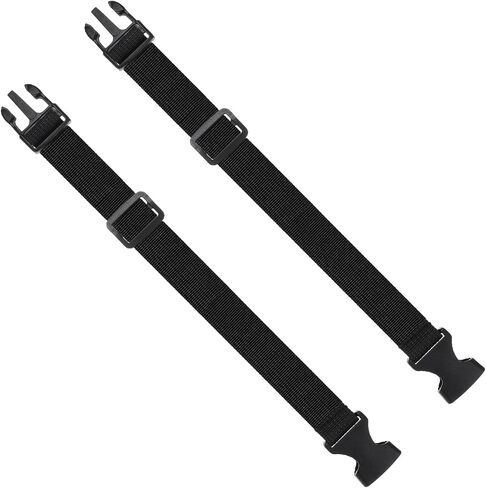 2Pcs Fanny Pack Extender Strap Backpack Strap Extenders Buckle Extender in Saudi Arabia