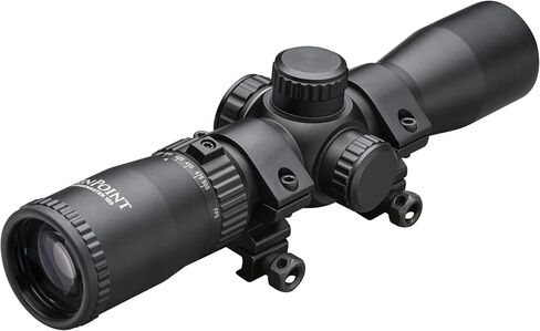 TenPoint New Rangemaster 100 Scope - Improves Accuracy & Precision Out to 100 Yards - Accommodates Crossbows Shooting 380-505 FPS - Scope Rings & Flip Up Caps Included in Saudi Arabia