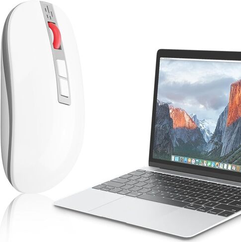 AI Smart Voice Mouse, 2-Mode Bluetooth and 2.4G Wireless with Real-Time Translation & Document to Excel Conversion, Ergonomic Office Mouse for Laptop PC Mac Business Professionals in Kuwait