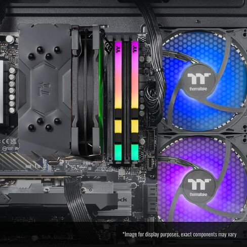 Thermaltake LCGS View 5776-170 Gaming Desktop (AMD Ryzen™ 7 5700, AMD Radeon™ RX 7600, 16GB DDR4 3200Mhz Memory, 1TB NVMe M.2, 650W PSU, WiFi, Windows 11) V17B-B550-R76-LCS in Kuwait