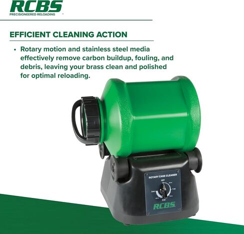 RCBS Rotary Case Cleaner 120V US/CAN, Rotary Tumbler for Efficient Brass Cleaning and Polishing in Saudi Arabia