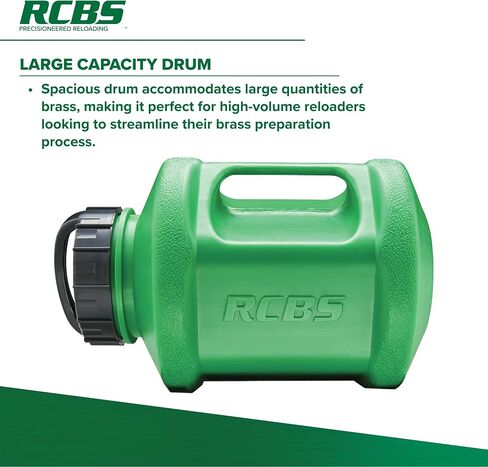 RCBS Rotary Case Cleaner 120V US/CAN, Rotary Tumbler for Efficient Brass Cleaning and Polishing in Saudi Arabia