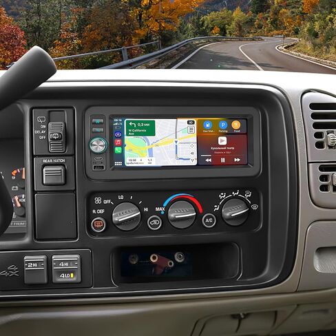 1.5 Din Car Stereo Radio Carplay Android Auto for 1995-2005 Chevy GMC Buick Pontiac Tahoe Yukon Suburban Silverado C/K Sierra S10 Blazer Jimmy Sonoma Astro Lumina Camaro Corvette in Kuwait