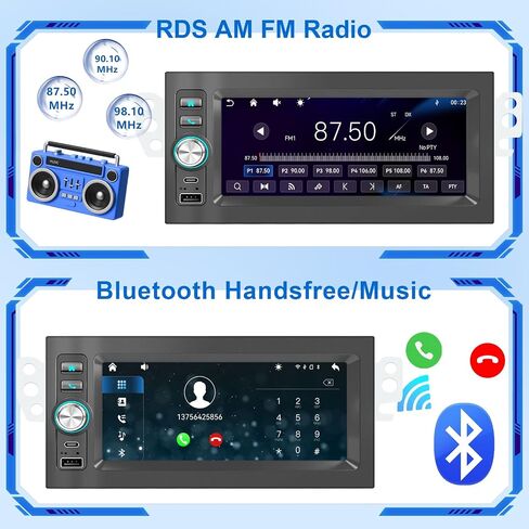 1.5 Din Car Stereo Radio Carplay Android Auto for 1995-2005 Chevy GMC Buick Pontiac Tahoe Yukon Suburban Silverado C/K Sierra S10 Blazer Jimmy Sonoma Astro Lumina Camaro Corvette in Kuwait
