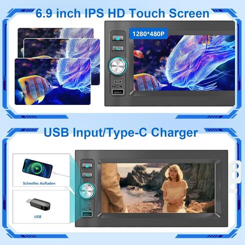 1.5 Din Car Stereo Radio Carplay Android Auto for 1995-2005 Chevy GMC Buick Pontiac Tahoe Yukon Suburban Silverado C/K Sierra S10 Blazer Jimmy Sonoma Astro Lumina Camaro Corvette in Kuwait