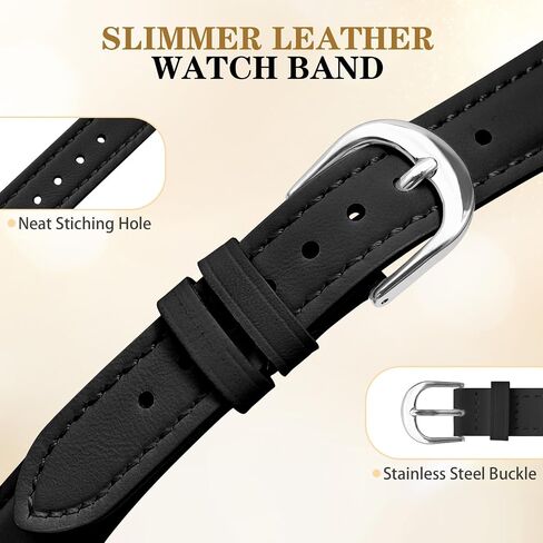 Slim Leather Band Compatible with Fitbit Charge 5/Fitbit Charge 6 Watch Band,Soft Genuine Leather Adjustable Sport Straps for Women Men in Saudi Arabia