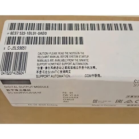 6ES7522-1BL10-0AB0 New and Sealed in Box 6ES75221BL100AB0 1 Year Warranty in Kuwait