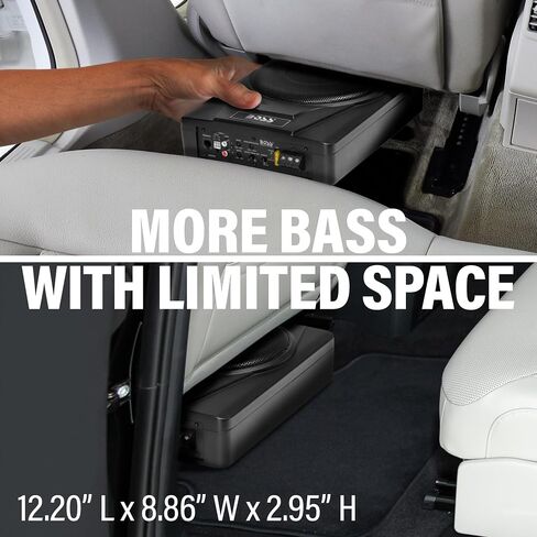 BOSS Audio Systems BASS8 8 Inch 800 Output Amplified Boxed Car Subwoofer in Saudi Arabia
