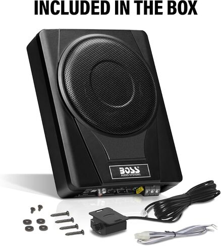 BOSS Audio Systems BASS8 8 Inch 800 Output Amplified Boxed Car Subwoofer in Saudi Arabia