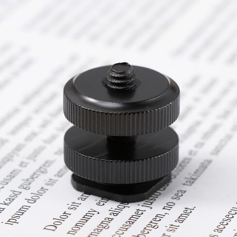 3 Pcs Hot Shoe Adapter with 1/4 Inch Screw Mount Aluminum Alloy in Kuwait