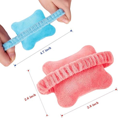 3-Pack Wearable Mouse Wrist Rests, Pink Blue Yellow in Saudi Arabia