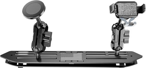 Phone Mount for 2018-2023 Wrangler JL (NOT 4xe)&2020-2023 Gladiator Magnetic&Clamp Dual Phone Arms in Saudi Arabia