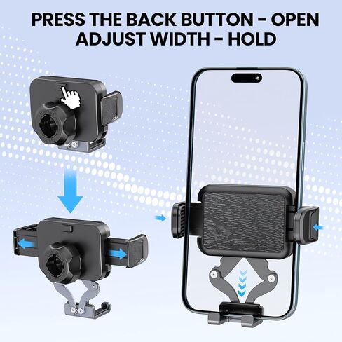 Phone Mount for 2018-2023 Wrangler JL (NOT 4xe)&2020-2023 Gladiator Magnetic&Clamp Dual Phone Arms in Saudi Arabia