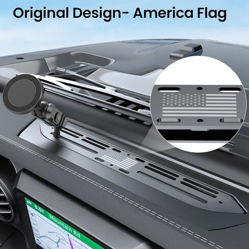 Phone Mount for 2018-2023 Wrangler JL (NOT 4xe)&2020-2023 Gladiator Magnetic&Clamp Dual Phone Arms in Saudi Arabia