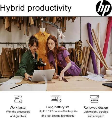 HP Elite C640 G3 Chromebook Plus (14" FHD, Intel i5-1245U vPro, 8GB RAM, 256GB SSD) Enterprise Laptop for Business, College, Backlit, Fingerprint, 2x Thunderbolt 4, Chrome OS (Renewed) in Saudi Arabia