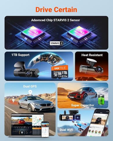 Vantrue N5S 4 Channel 360 Degree 2.7K Dash Cam in Saudi Arabia