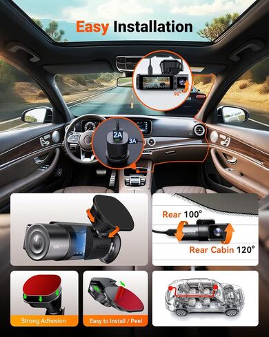 Vantrue N5S 4 Channel 360 Degree 2.7K Dash Cam in Saudi Arabia