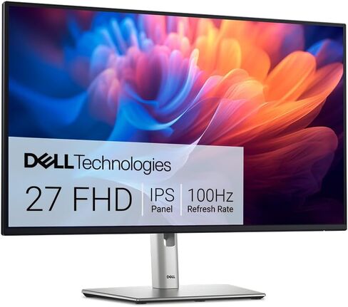 شاشة كمبيوتر Dell P2425H مقاس 24 بوصة عالية الدقة (1920 × 1080)، 100 هرتز، IPS، 5 مللي ثانية، 99% sRGB، USB-C، DisplayPort، HDMI، VGA، 4X USB in Kuwait