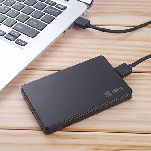 Limen 2.5 Inch SATAs Hard Drive Enclosure - USB 3.0 to SATAs Adapter for 2.5" SSD/HDD,Plug and Play External Case with USB Cable,Supports up to 2TB in Kuwait