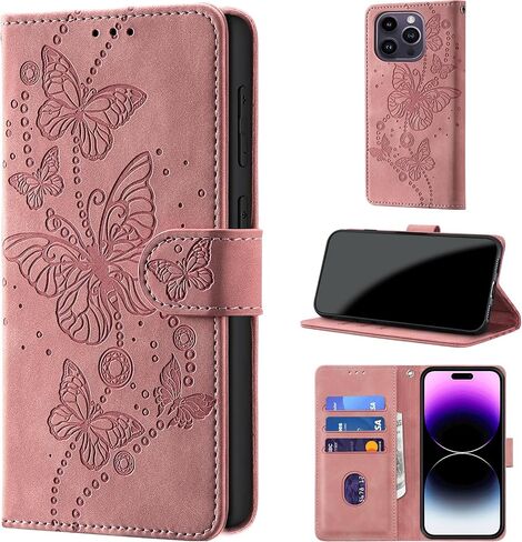 Case Wallet for iPhone 14 Pro Max, Purple in Kuwait