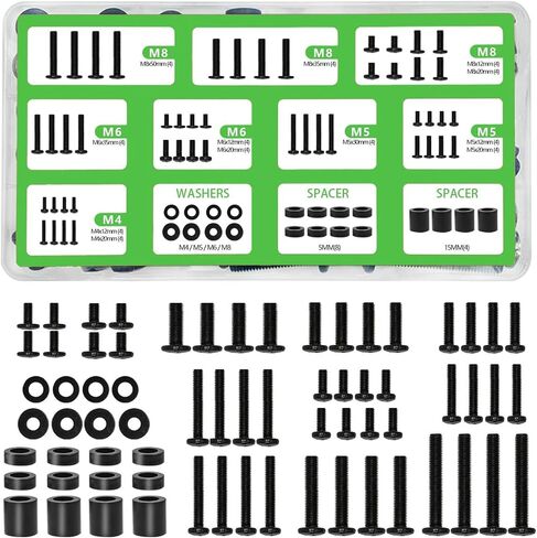 Duty HDTV Mounting Hardware Screw Set with Box Washers Spacers Screws Replacement Screws HDTV Stand Feet Mounting in Saudi Arabia