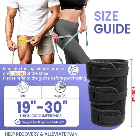 Thigh Compression Sleeve with 3 Adjustable Straps in Saudi Arabia