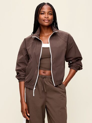 Old Navy TrekTech Oversized Jacket - Black Coffee in Kuwait