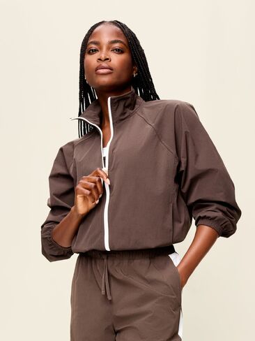 Old Navy TrekTech Oversized Jacket - Black Coffee in Kuwait