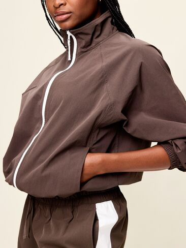 Old Navy TrekTech Oversized Jacket - Black Coffee in Kuwait