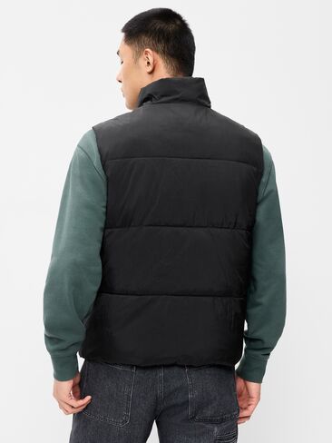 Old Navy Frost-Free Water-Resistant Puffer Vest - Black Jack in Saudi Arabia