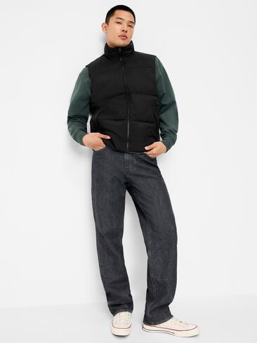 Old Navy Frost-Free Water-Resistant Puffer Vest - Black Jack in Saudi Arabia